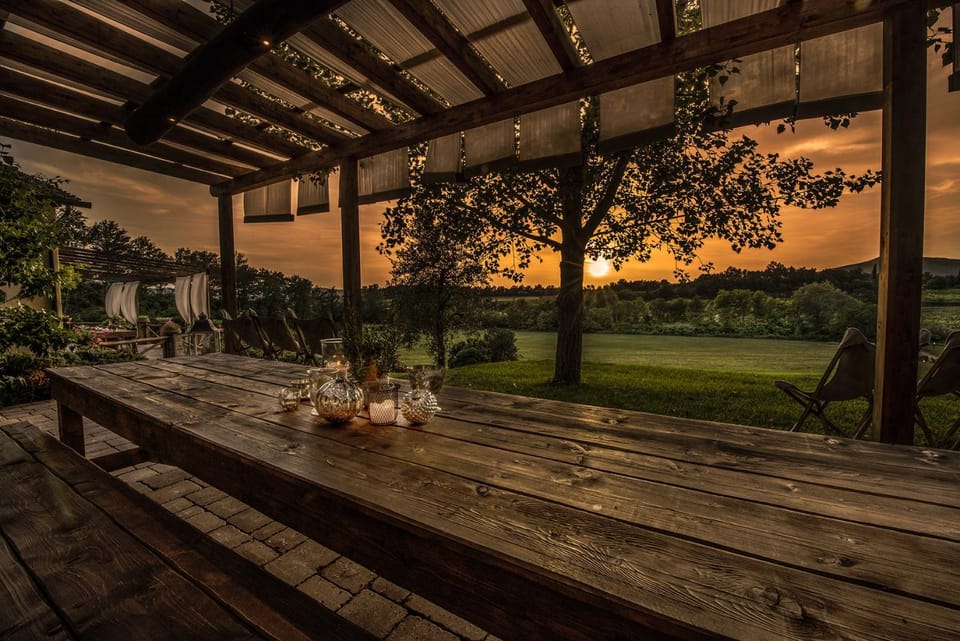 Garden, Sunset
