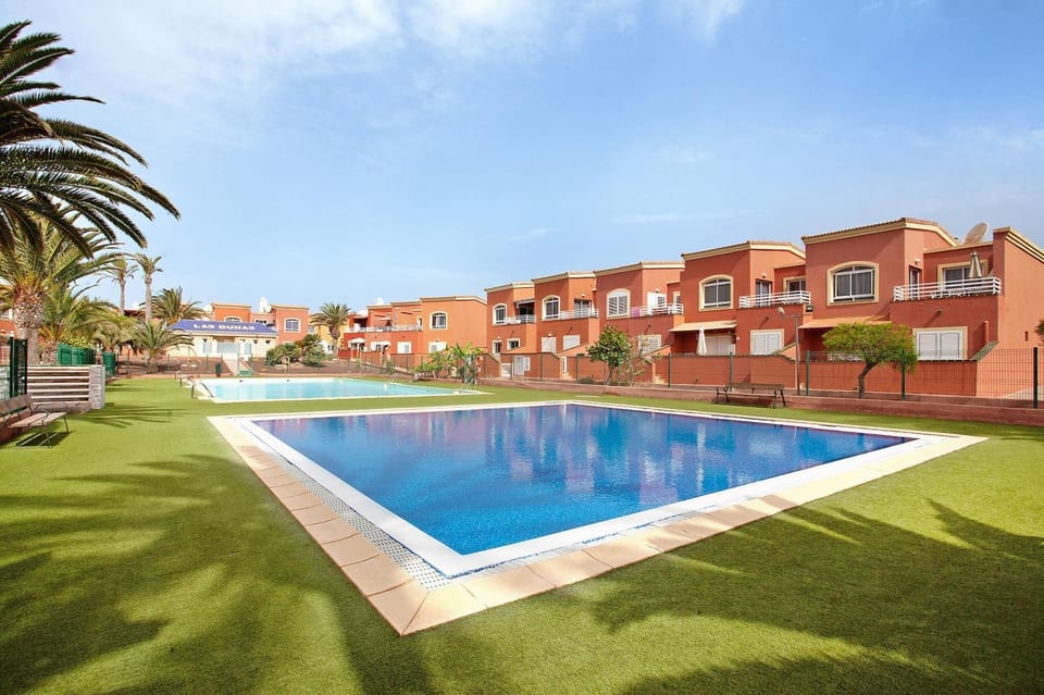 Property building, Living room, Swimming pool