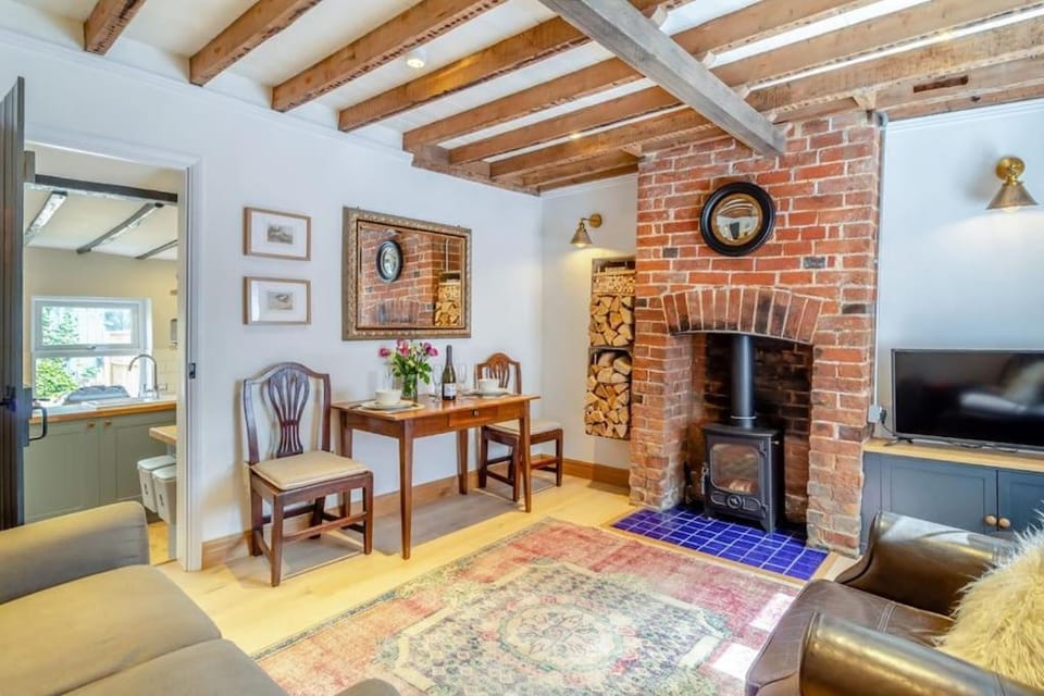 Living room, Dining area, flat iron