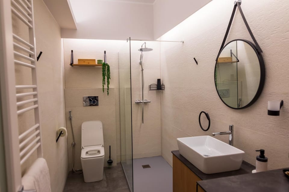 Shower, Toilet, Bathroom, towels