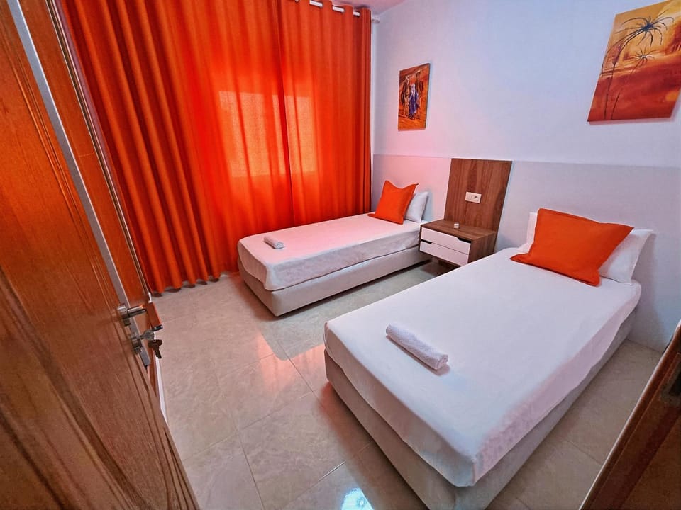 Bed, Photo of the whole room, Bedroom, towels, towels, wardrobe
