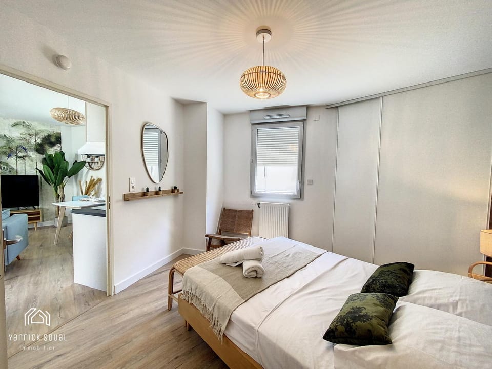 ღ La Terrasse Baïa • Parking & Wi-Fi Apartment in Toulouse