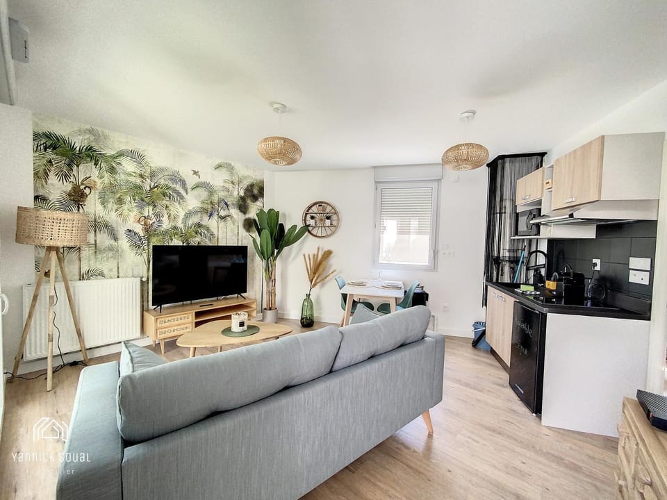 ღ La Terrasse Baïa • Parking & Wi-Fi Apartment in Toulouse