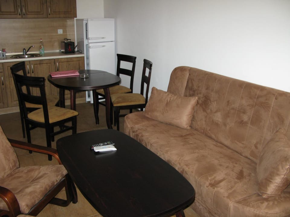 Kitchen or kitchenette, Living room, Dining area