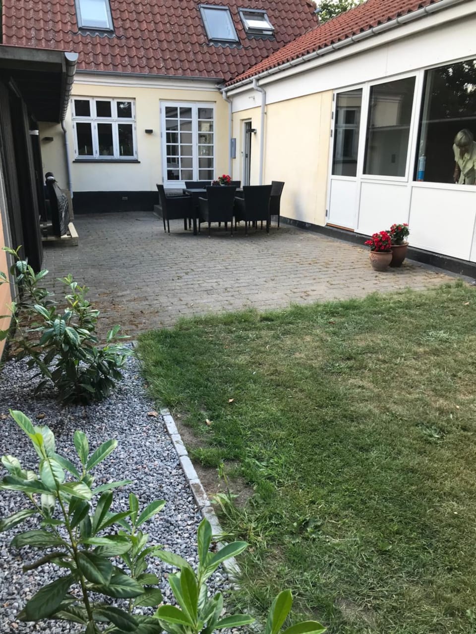 Property building, Patio