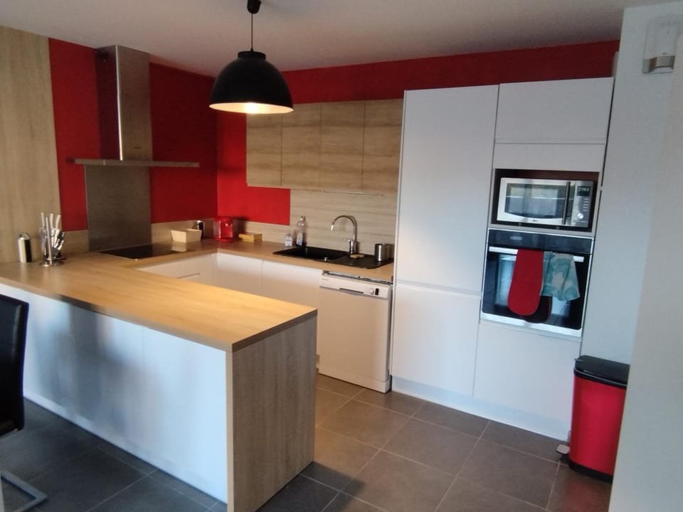 dishwasher, pet friendly, stove, kitchen