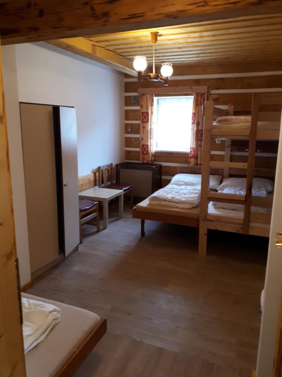 Bed, Photo of the whole room, Bedroom, bunk bed, wardrobe