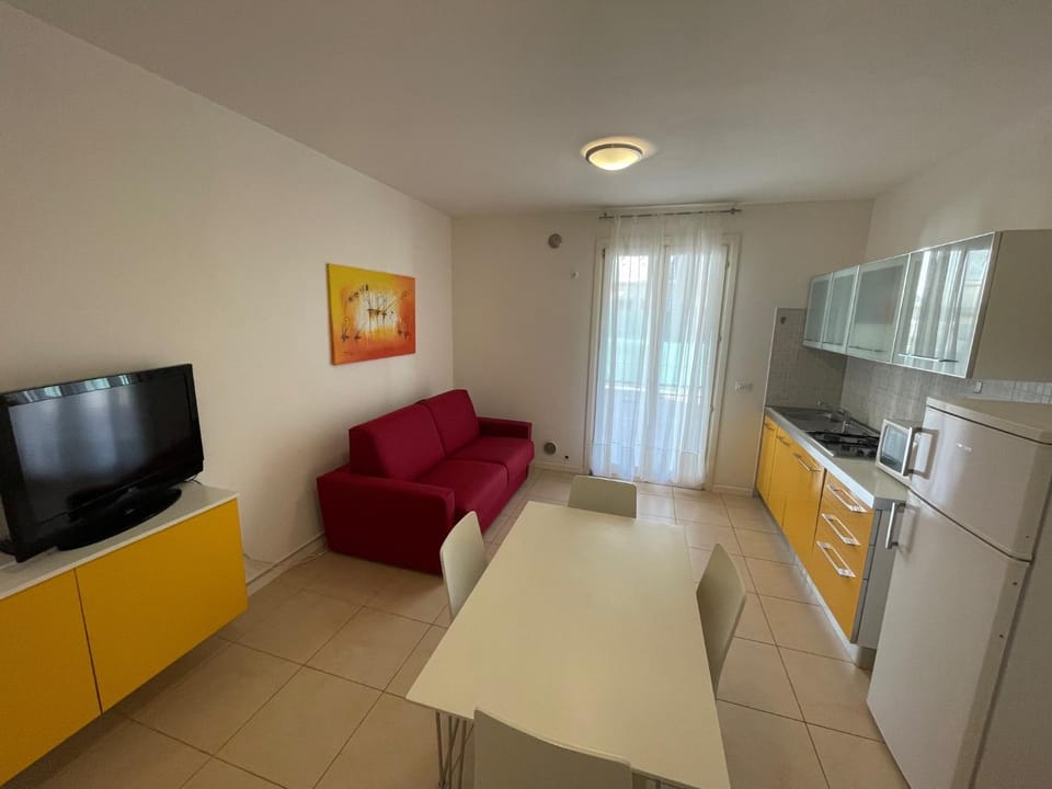 Living room, kitchen