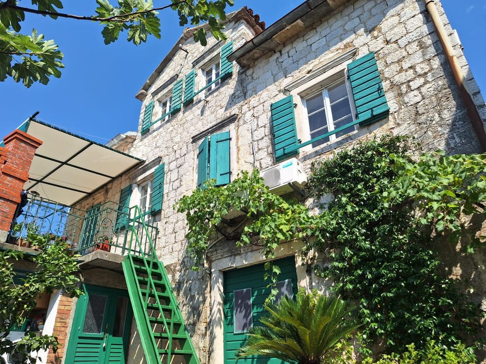 Property building, Garden view