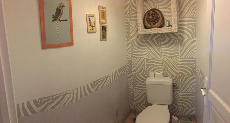 Bathroom, Living room