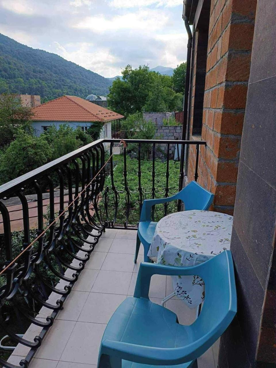 Day, Natural landscape, Balcony/Terrace, Living room, Mountain view