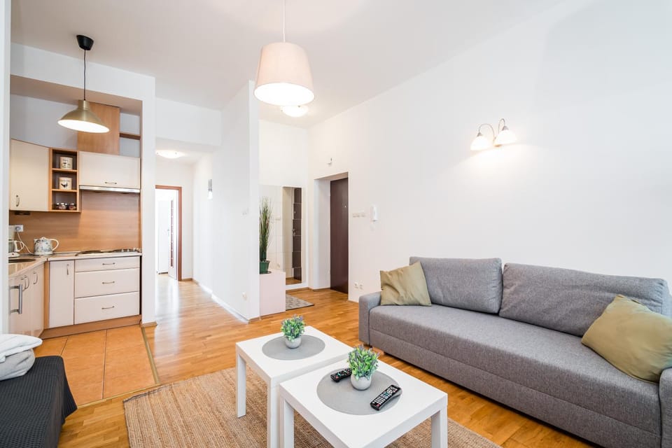 Kitchen or kitchenette, Living room, Seating area