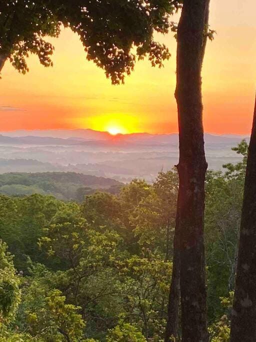 Mountain view, Sunrise