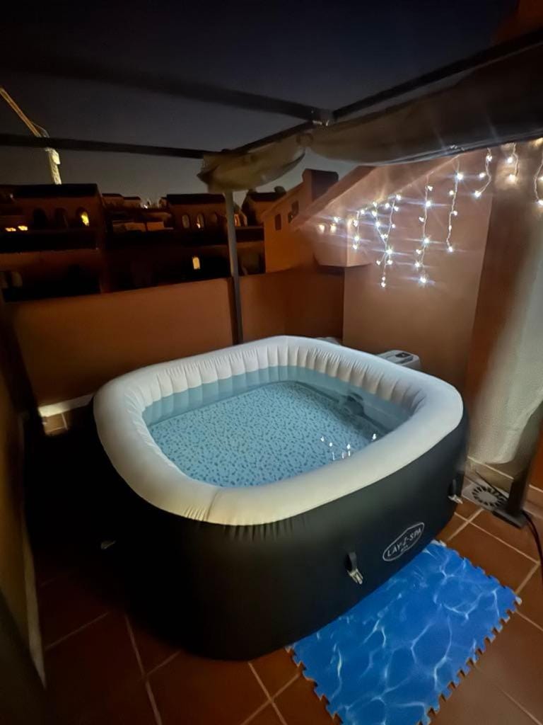 Sea View Penthouse Apartment with Hot Tub - Casa Bella Vista, Buenas Noches , Estepona Apartment in Costa del Sol