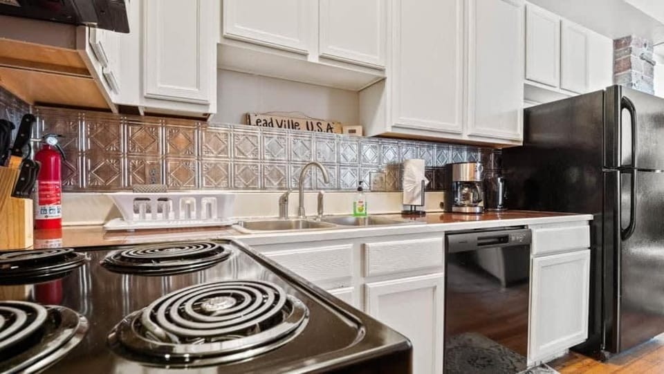 Coffee/tea facilities, Kitchen or kitchenette, dishwasher, stove