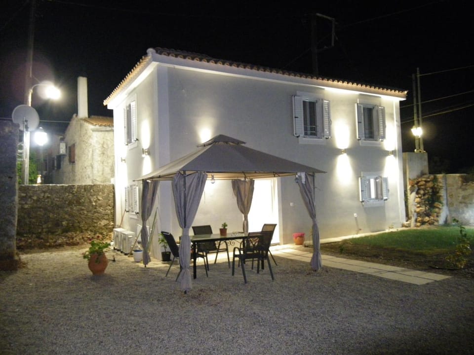Property building, Patio, Night