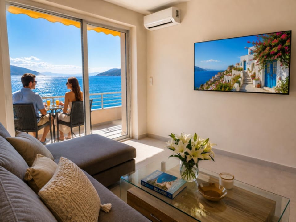 TV and multimedia, Balcony/Terrace, Balcony/Terrace, Living room, Sea view, Sea view
