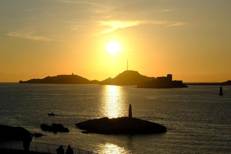 Natural landscape, Sea view, Sunset