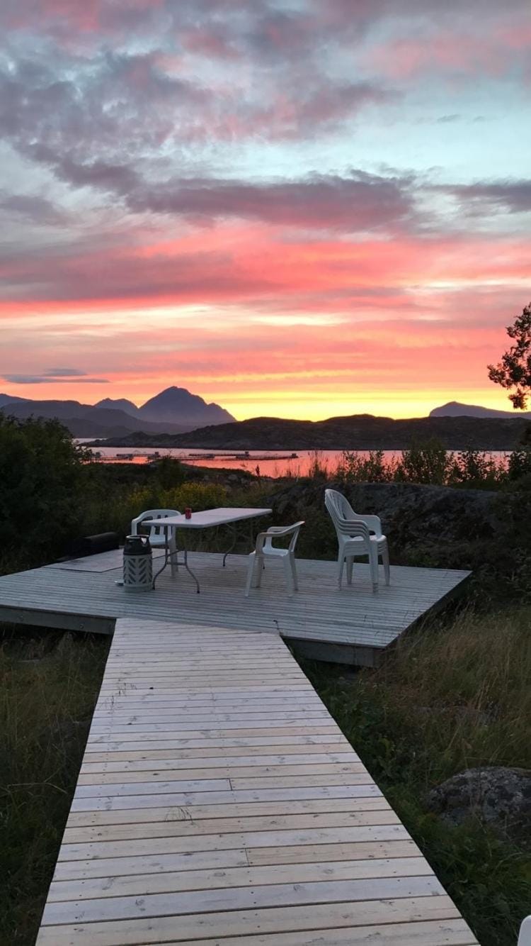 Sommerhus, Edvinstua. House in Lofoten