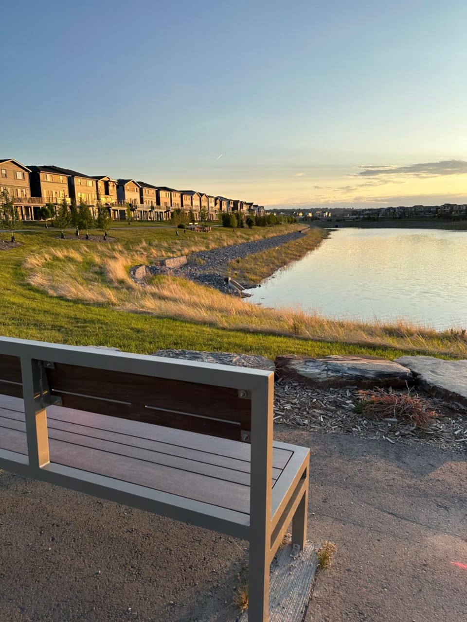 Property building, Natural landscape, Lake view