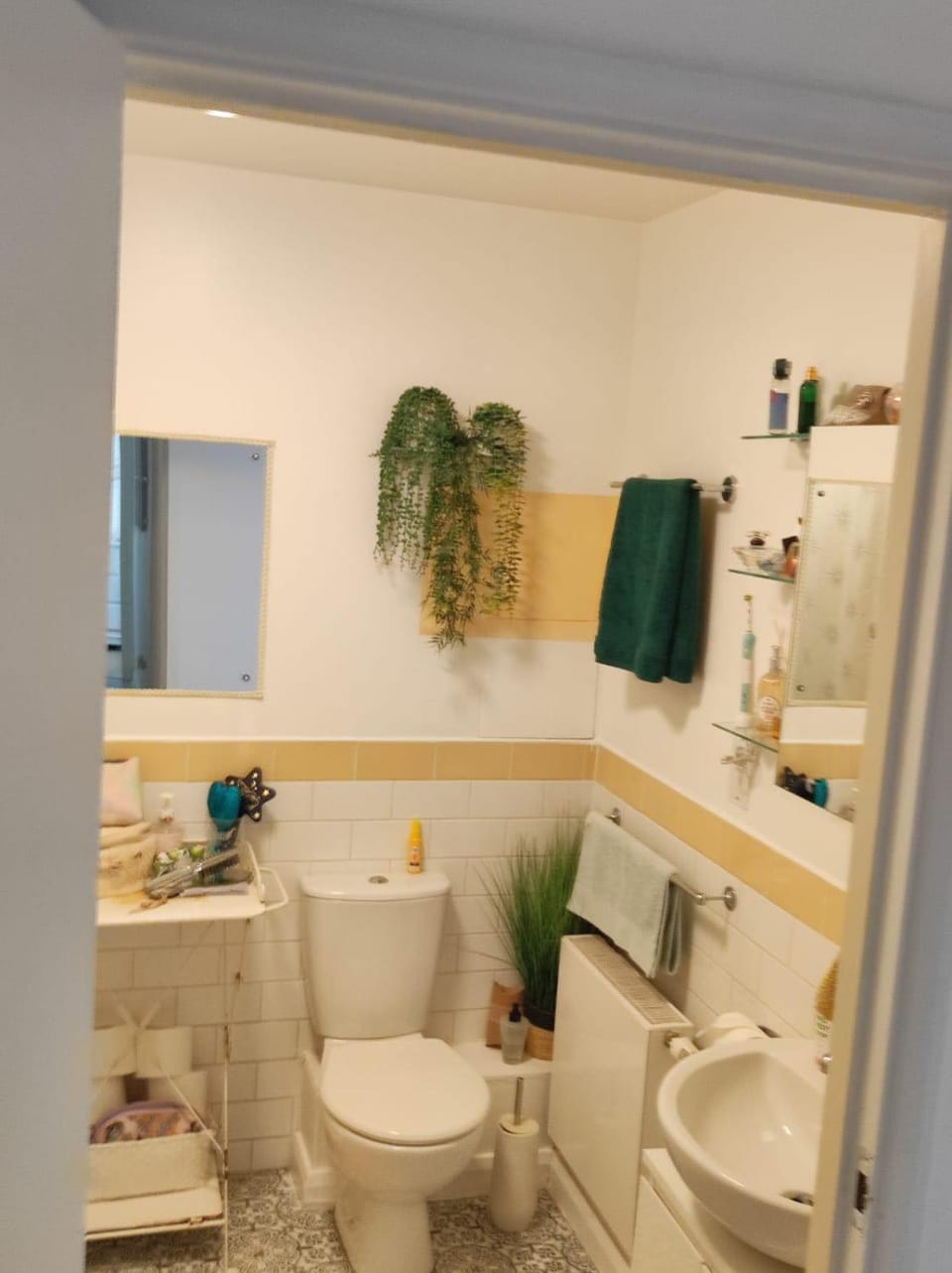 Toilet, Bathroom, towels