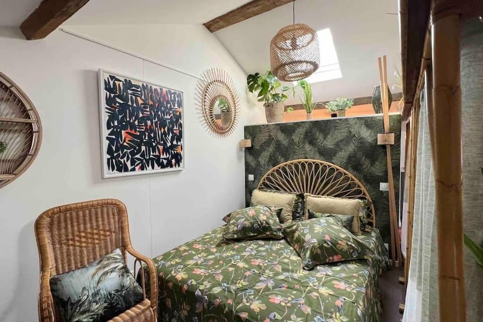 Appartement Climatisé Galerie BOTANICART Trentemoult proche Aéroport Apartment in Rezé