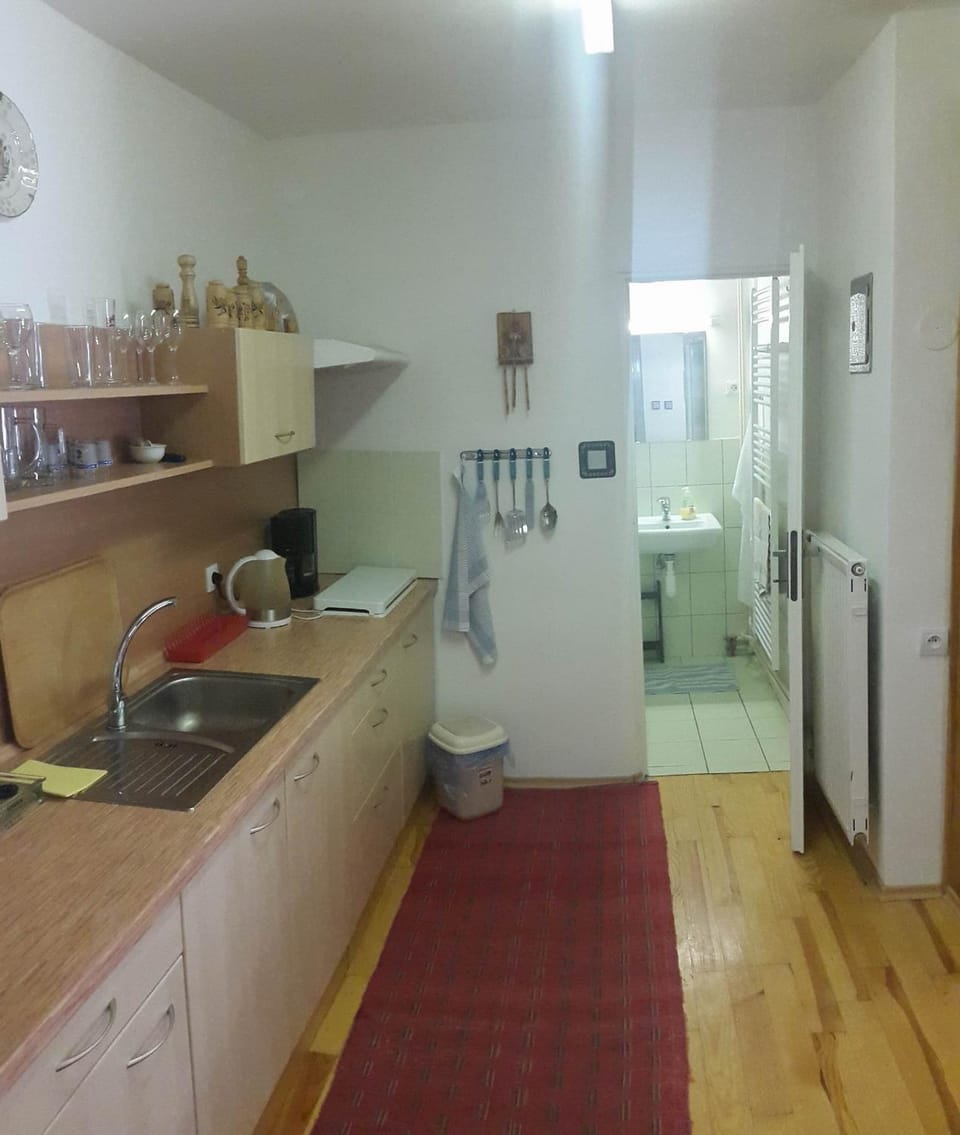 Shower, Toilet, Kitchen or kitchenette