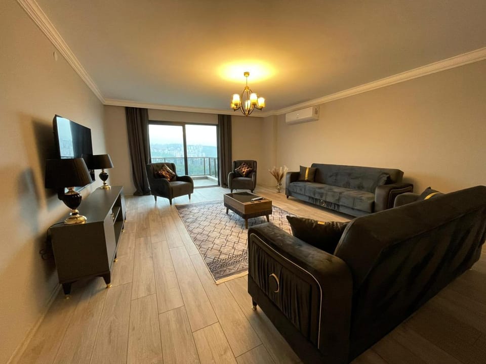 Communal lounge/ TV room, TV and multimedia, Living room, Seating area, air conditioner