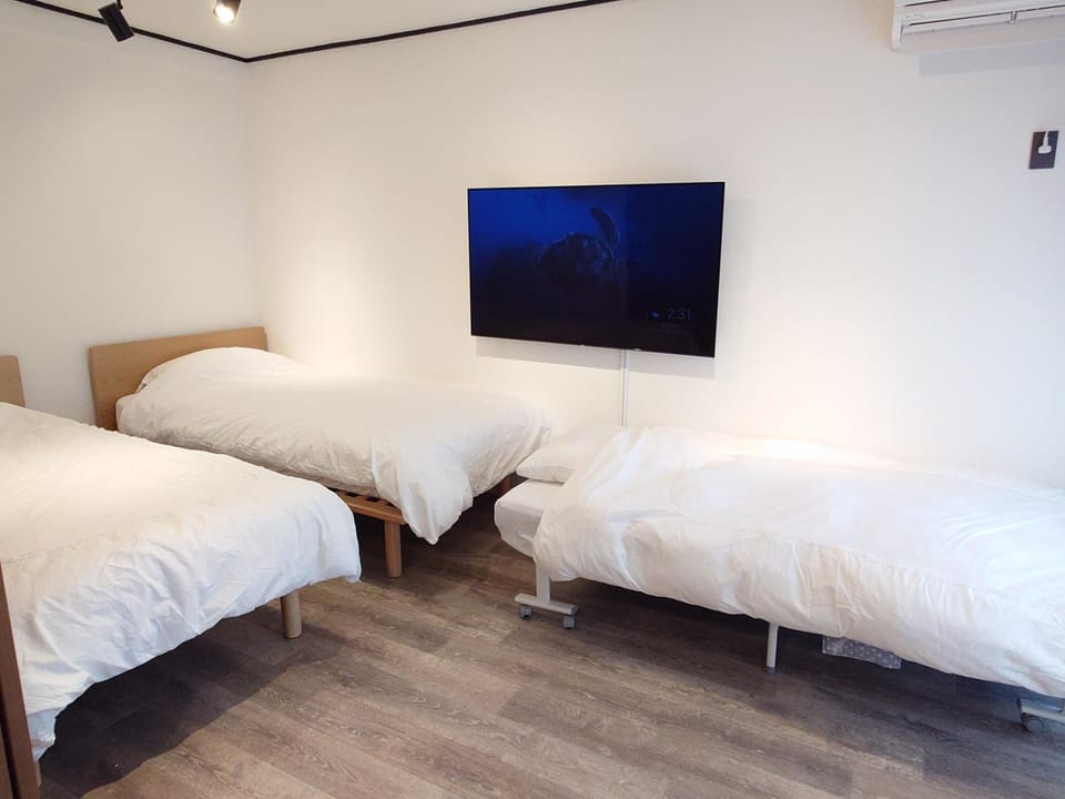 Bed, TV and multimedia, Bedroom