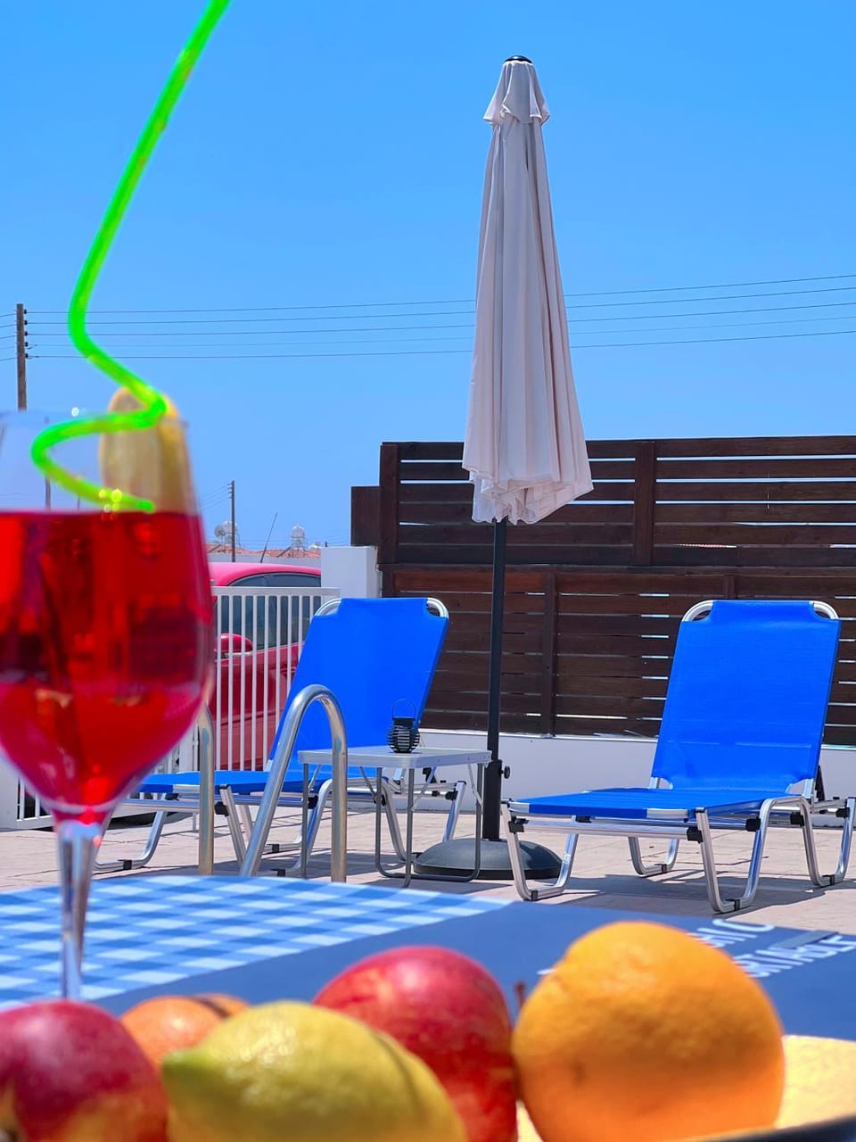 Balcony/Terrace, sunbed
