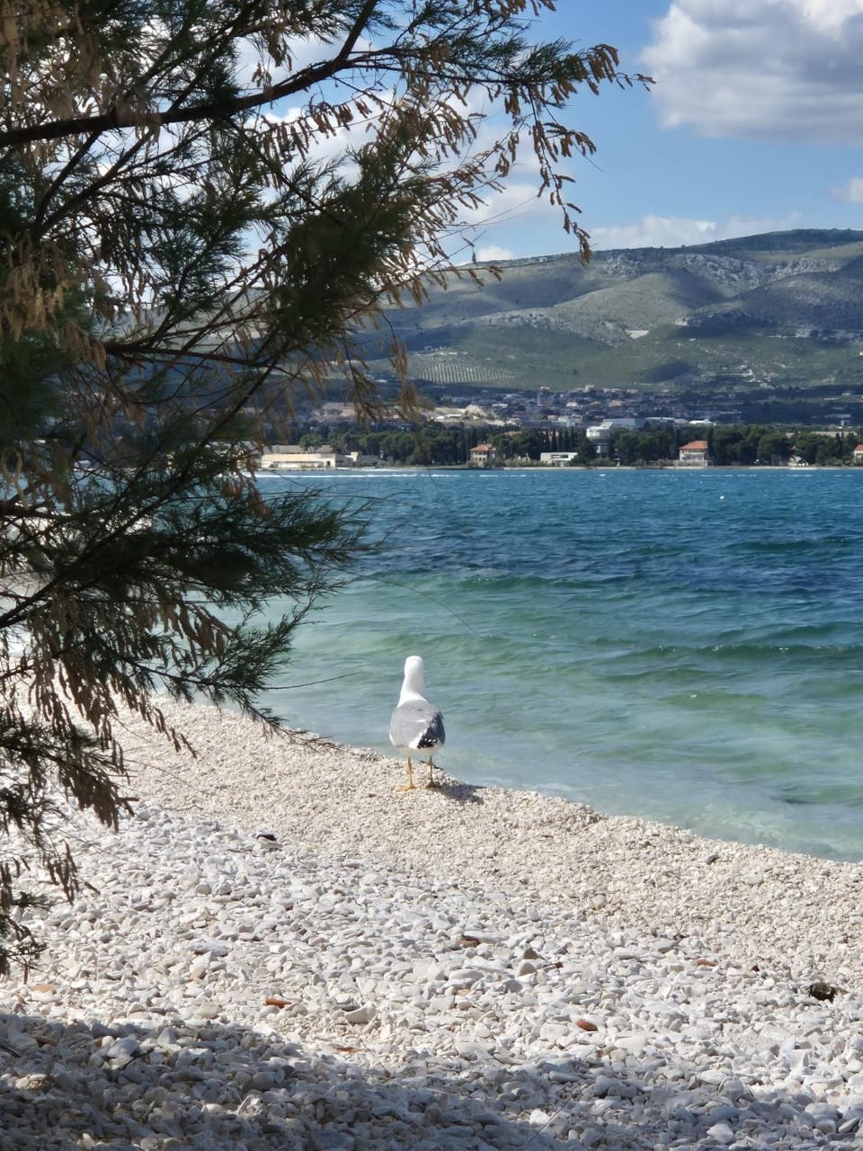 Day, Natural landscape, Beach, Mountain view, Sea view