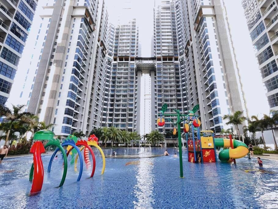 Children play ground, Aqua park, Pool view, Swimming pool