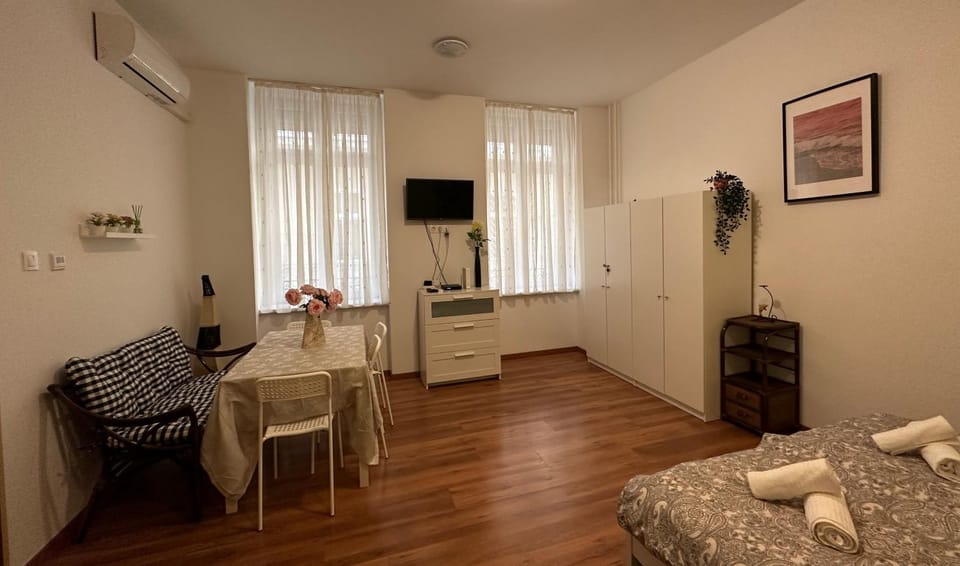 Living room, Dining area, wardrobe, air conditioner