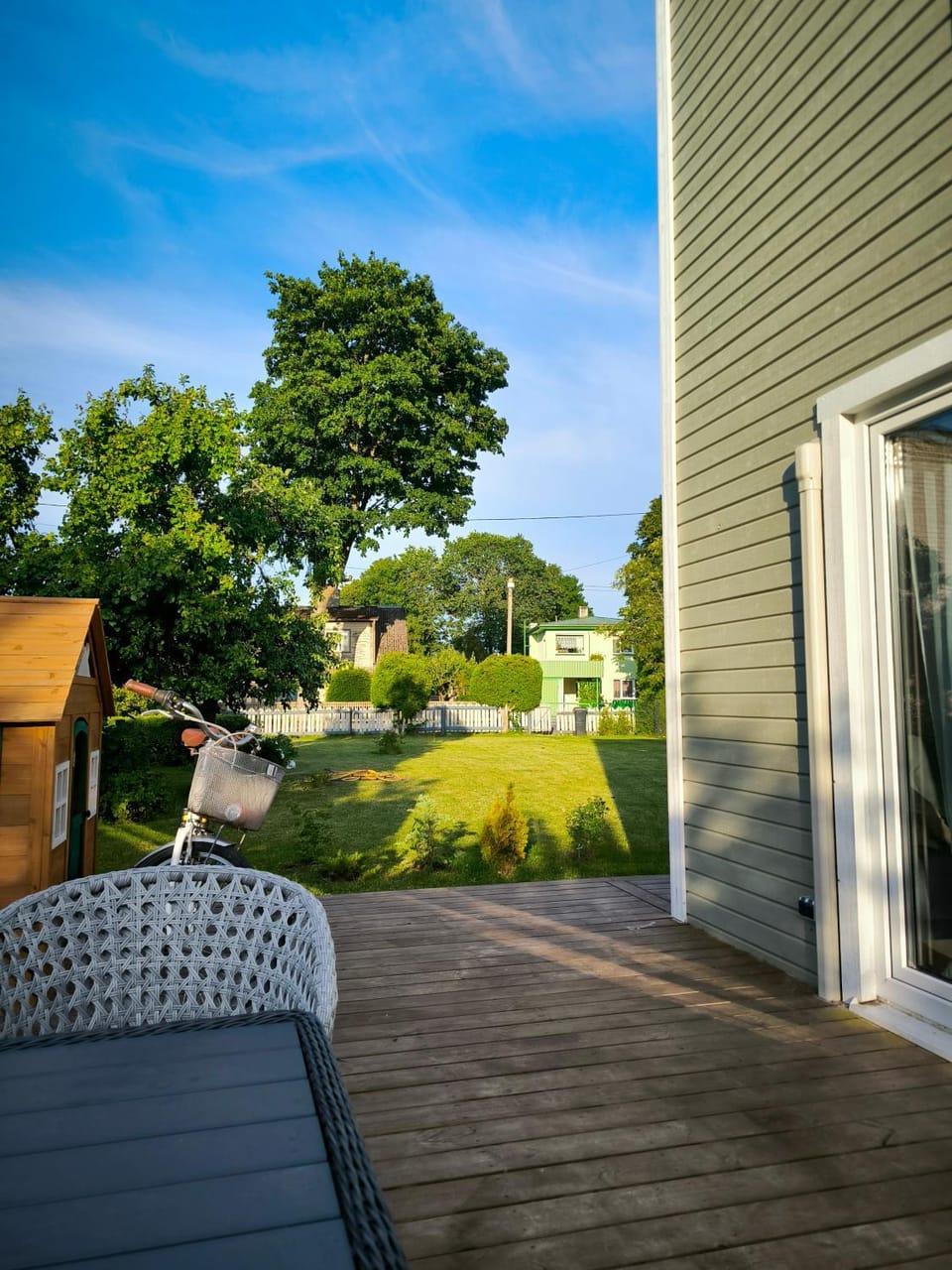 Property building, Patio, Day, Garden view