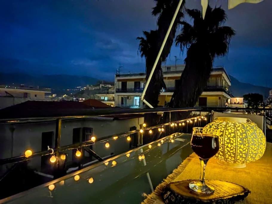 Night, View (from property/room), Balcony/Terrace