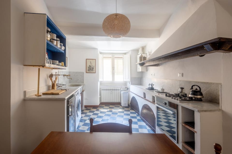 oven, washing machine, kitchen