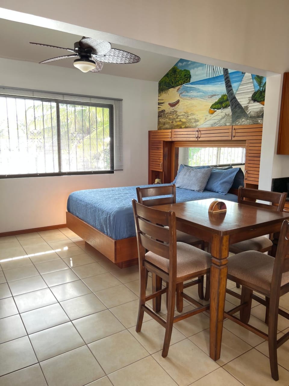 Tropical Beach Second Floor Studio with Hill view House in Coco