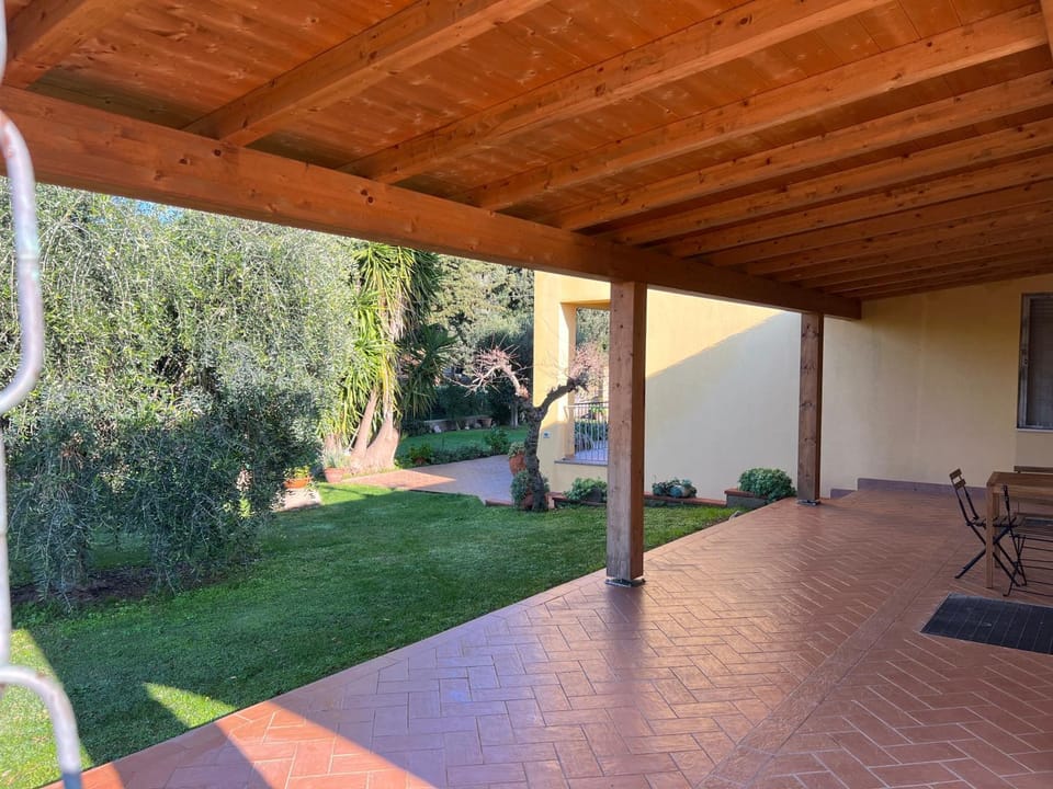 Patio, Spring, Day, Garden, Garden view