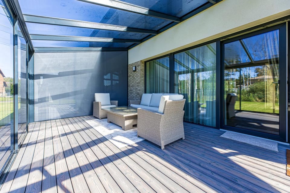 Patio, Day, View (from property/room), Balcony/Terrace, Living room, Seating area