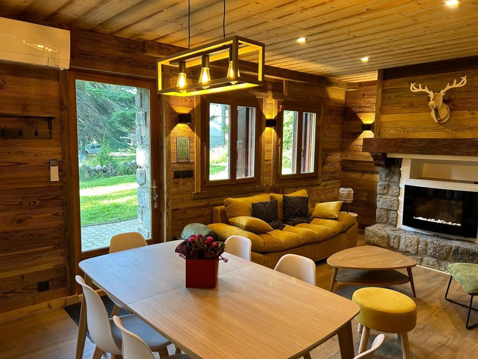 Living room, Dining area, air conditioner
