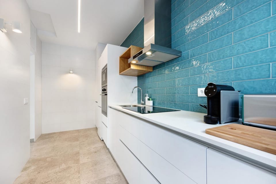 Kitchen or kitchenette, Living room