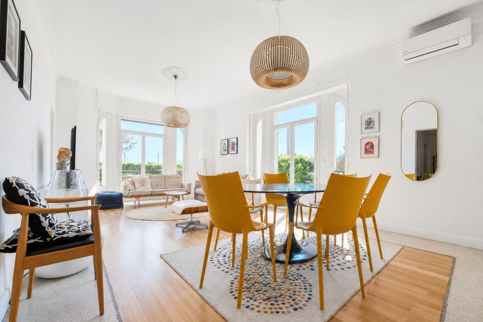 Superb 3BR with AC Sea view private Garden PARKING- BENAKEY Apartment in Cannes