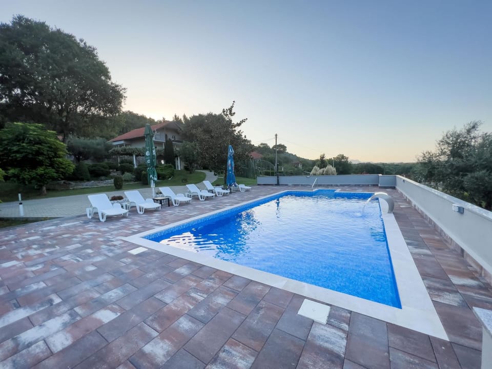 Pool view, Swimming pool, Swimming pool, sunbed