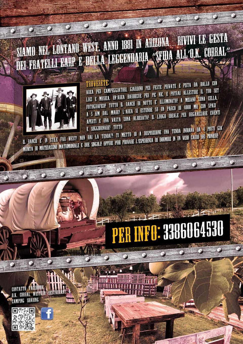 O.K. Corral Luxury tent in Marche