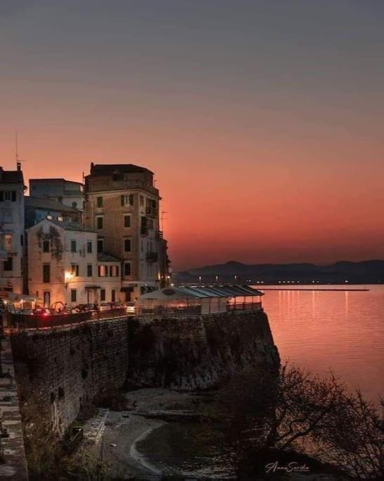 Property building, Night, Sea view, Sunset