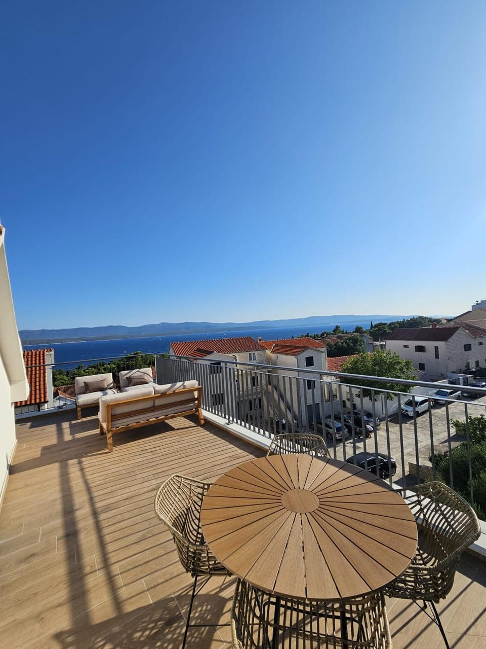View (from property/room), Balcony/Terrace, Sea view