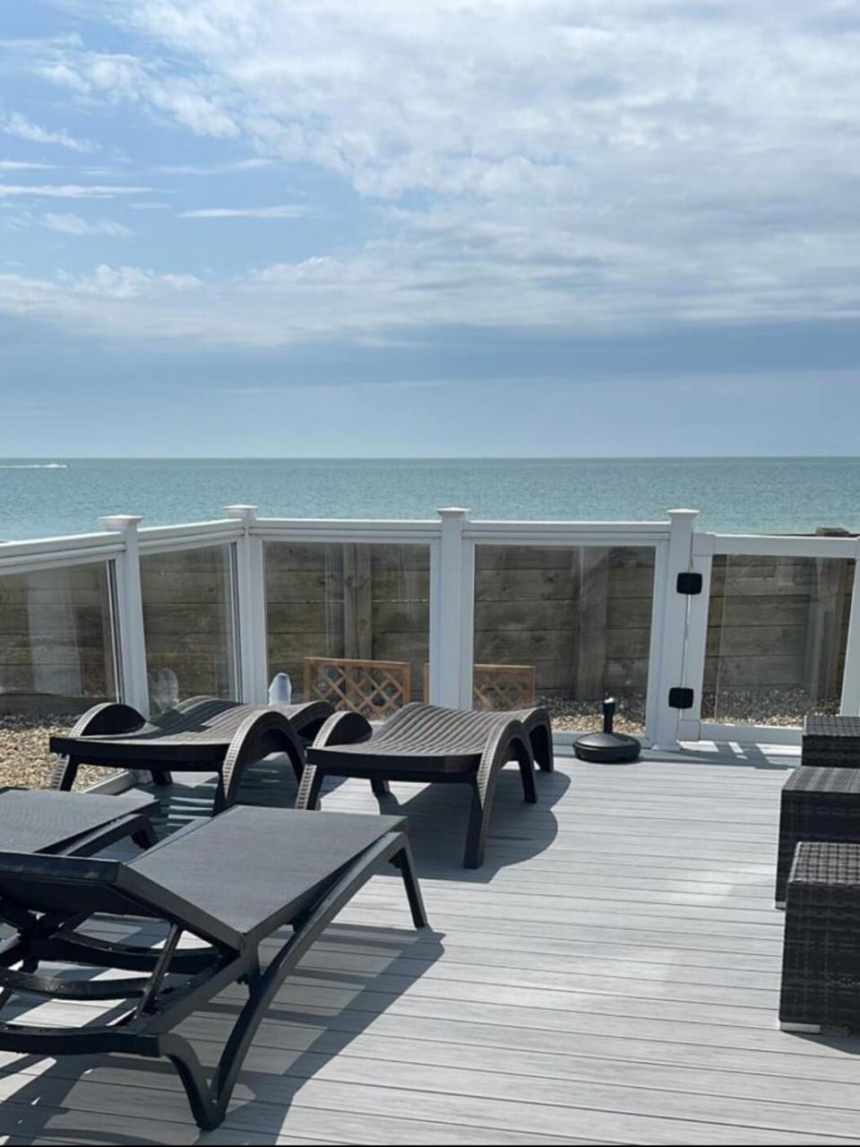Patio, Seating area, Sea view