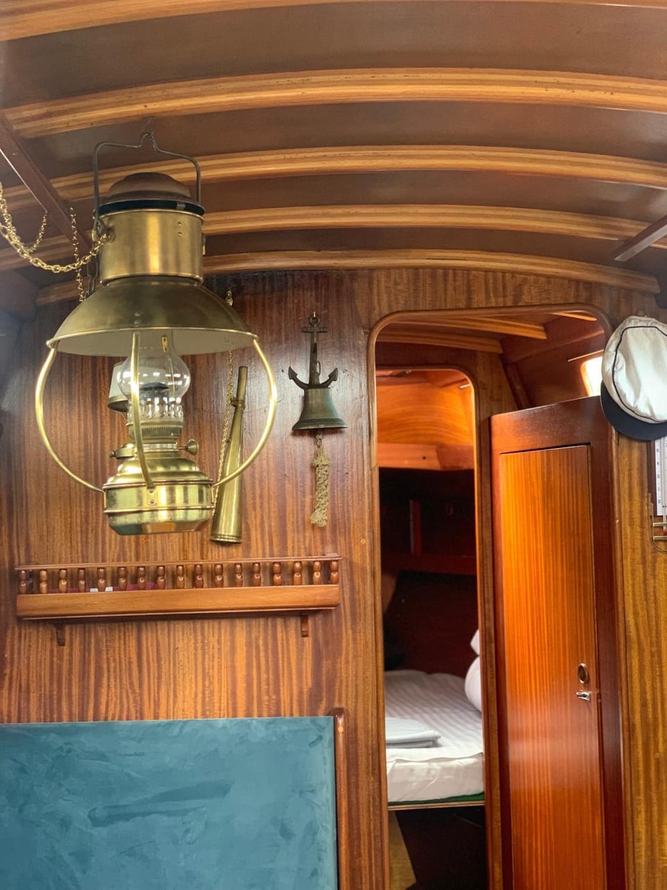 Pāvilostas_laivas Docked boat in Latvia