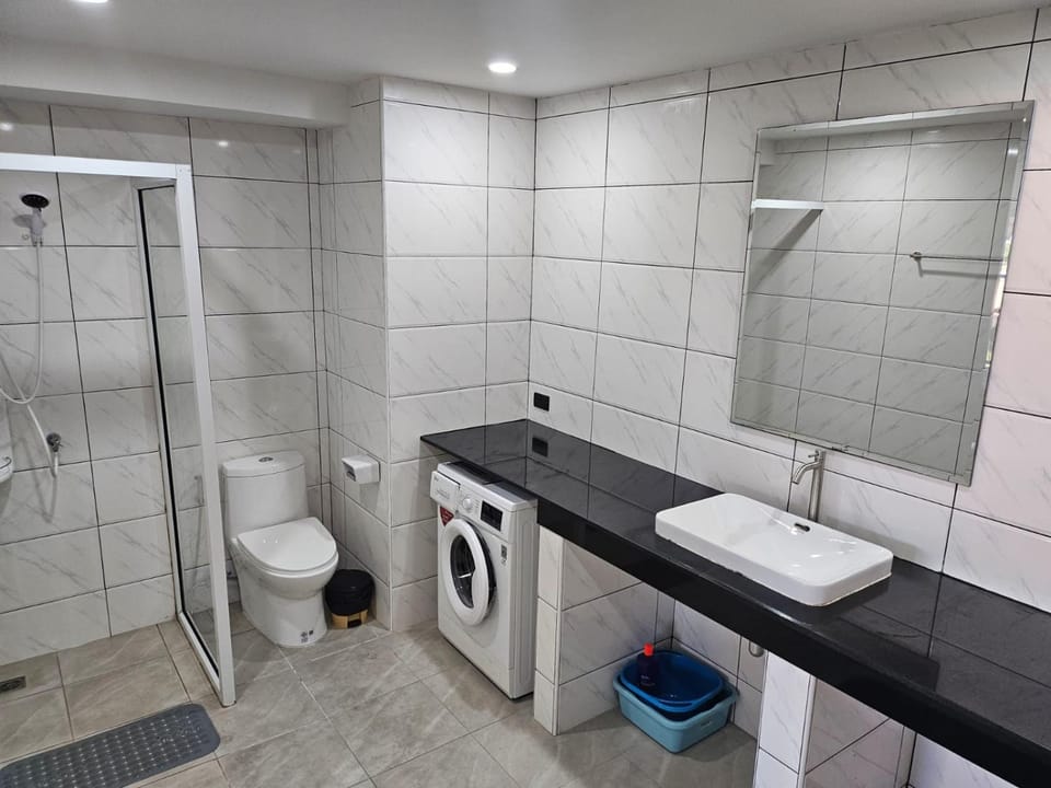 Shower, Toilet, Bathroom, washing machine