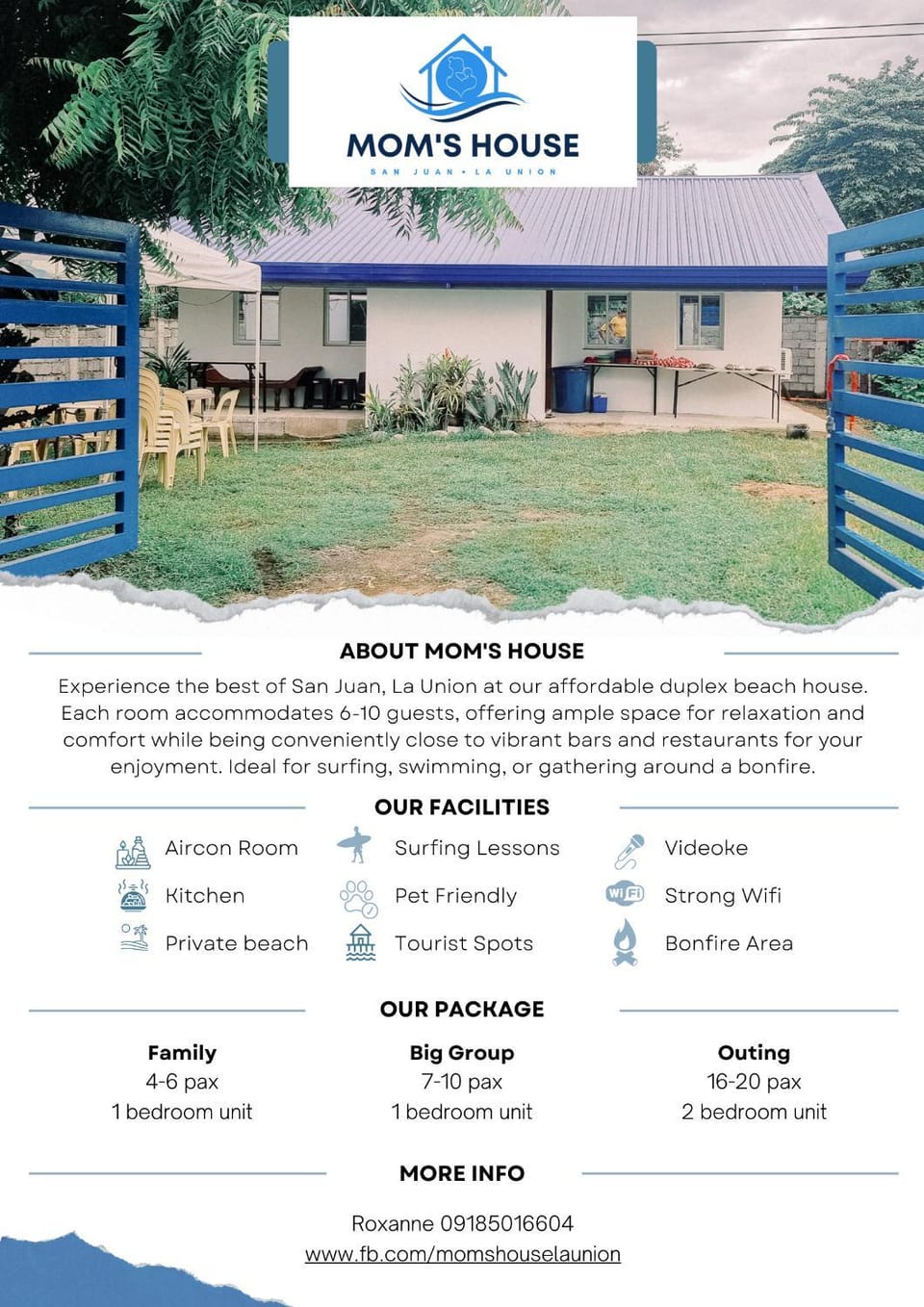 Property building, Text overlay
